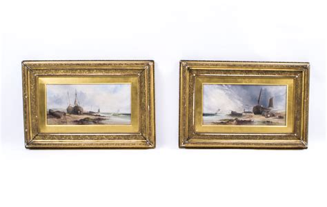 Antique Pair Oil Ref No 07631 Regent Antiques
