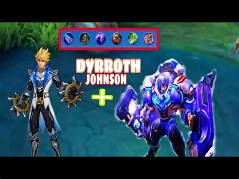 DYRROTH JOHNSON 6kills One Shot Build Dyrroth Crazy Critical