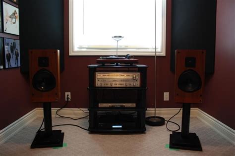 Listening Room Installed Acoustic Panels Home Audio