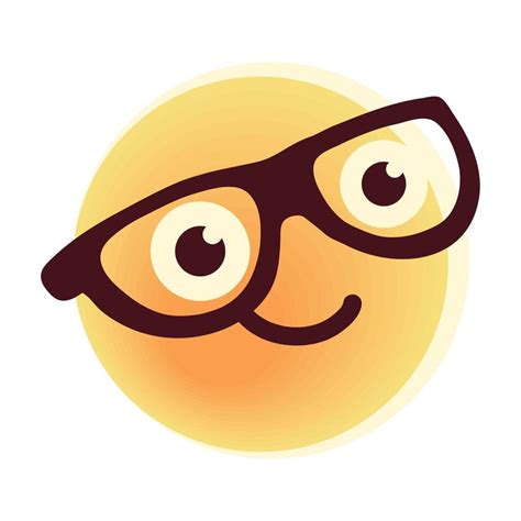 nerd emoji icon 11209814 Vector Art at Vecteezy