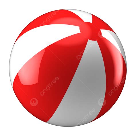 Beach Ball Clipart Vector 3d Beach Ball 3d Summer Ball PNG Image