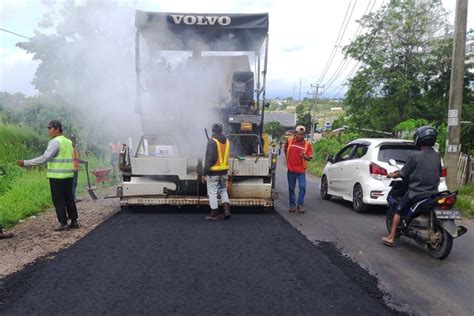 Penanganan Jalan Daerah Di Bengkulu Gunakan Aspal Buton Dan Aspal Karet