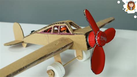 How to Make a Plane With DC Motor - Cardboard Plane - YouTube