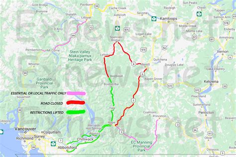 BC Road Closures