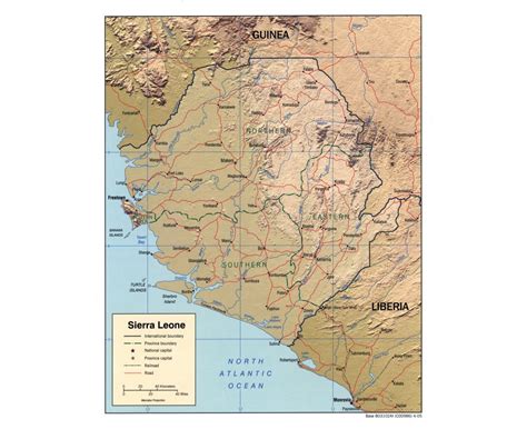 Maps Of Sierra Leone Collection Of Maps Of Sierra Leone Africa