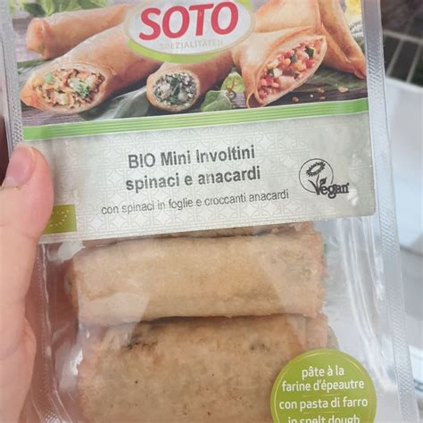 Soto Bio Mini Involtini Spinaci E Anacardi Review Abillion