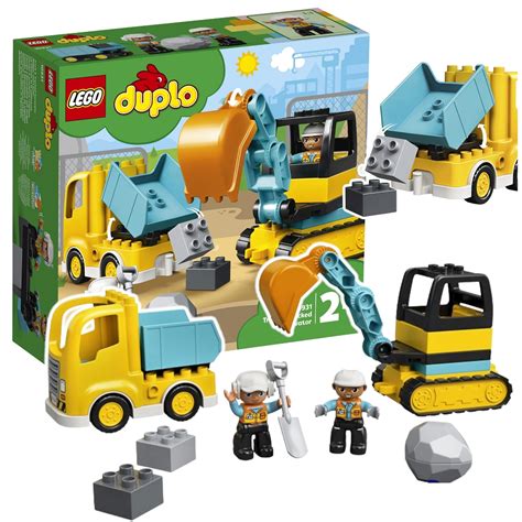 LEGO DUPLO Ciężarówka i koparka gąsienicowa 10931 12906669580