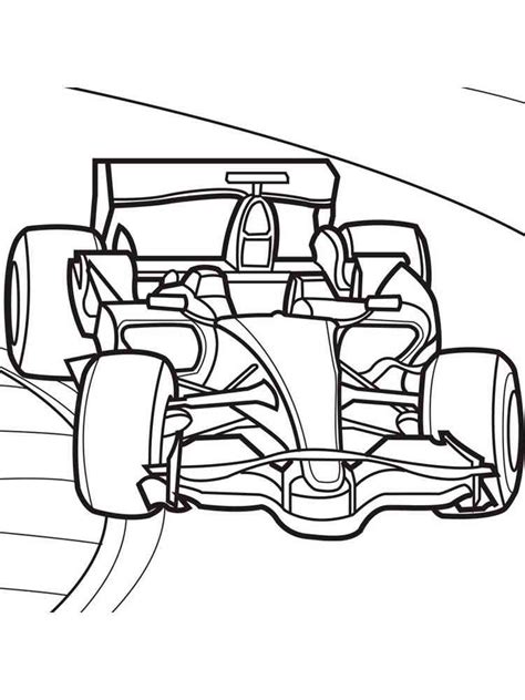 Formel 1 Ausmalbilder Kostenlose Malvorlagen