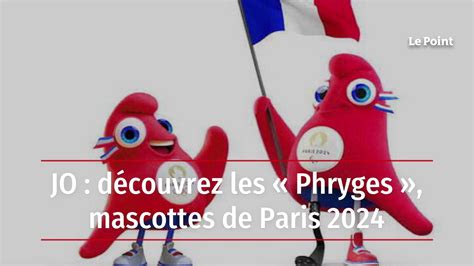 JO découvrez les Phryges mascottes de Paris 2024 Vidéo Dailymotion