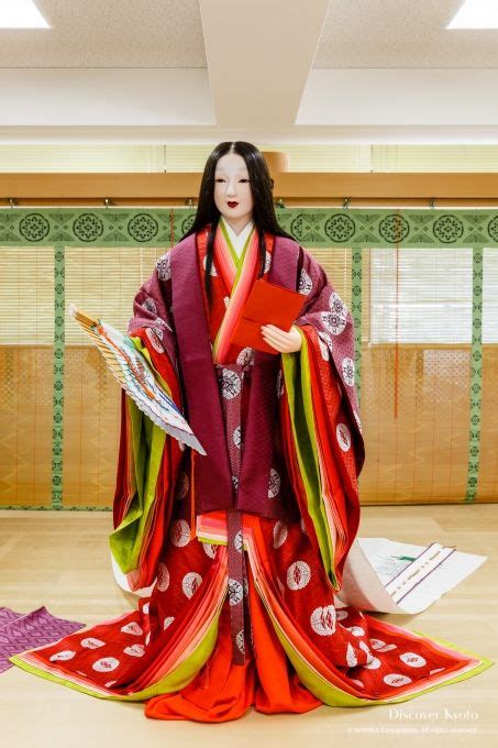 A Married Court Lady In The Middle Of The Heian Period Dressed In A