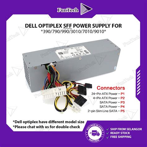 New Dell Optiplex Sff Power Supply Shopee