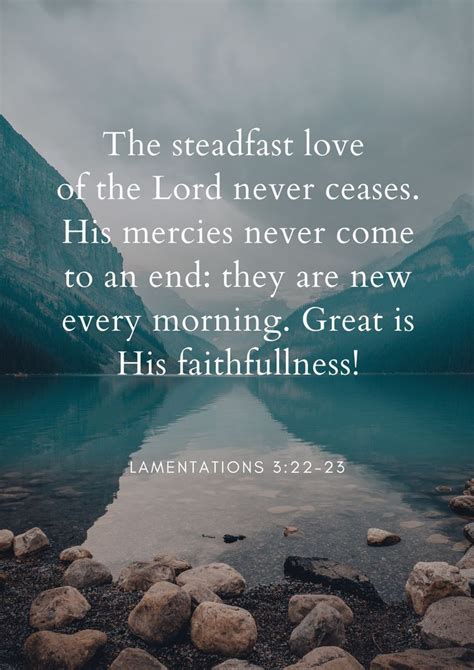 Gods Love Never Fails It Never Ceases Lamentations Gods Love