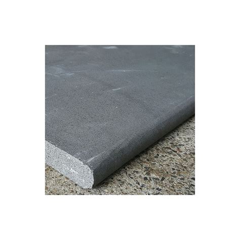 Sawn Pencil Edge Bullnose Step Tread Bluestone Size 2000x600x30