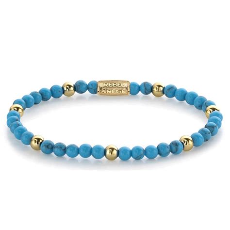 Rebel And Rose Rr 40059 S Turquoise Delight Armband Quickjewelsnl