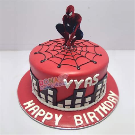 Marvel Spider Man Fondant Cake Delivery Chennai Order Cake Online Chennai Cake Home Delivery