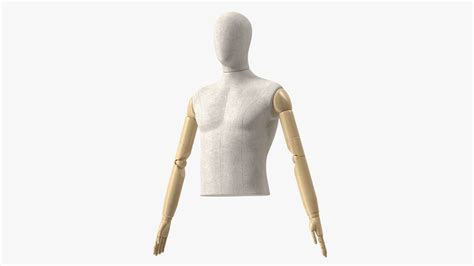 Torso De Maniqu De Medio Cuerpo Flexible Masculino Modelo D