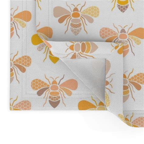 Bumble Placemats Set Of 2 Bees By Heleenvanbuul Hive Etsy