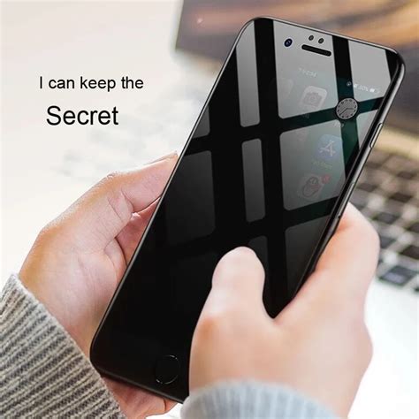 Anti Spy Privacy Tempered Glass Screen Protector For Iphone X 8 7 Plus 6 6s Plus Full Coverage