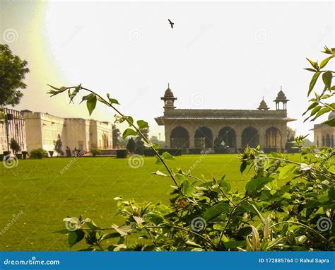 Colourful Old Architecture Inside Red Fort in Delhi India, Famous Red ...