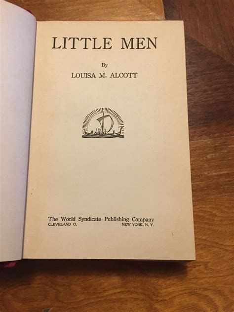 Little Men Louisa May Alcott Childrens Classics Hc Vintage Ebay