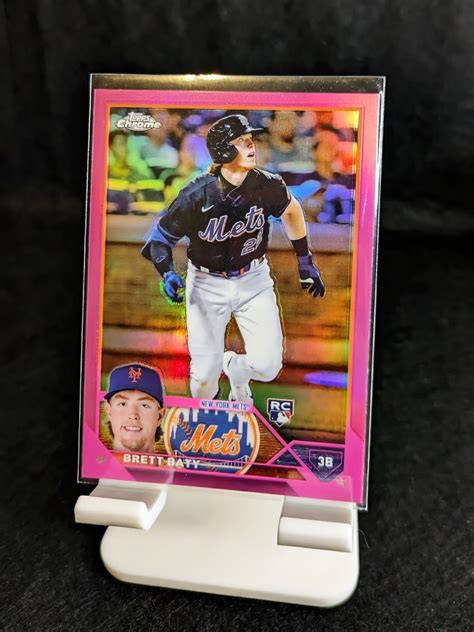 100円スタート 2023 Topps Chrome Brett Baty RC Rookie Pink Refractor New