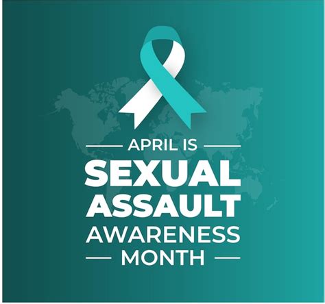 Premium Vector Sexual Assault Awareness Month Background Or Banner