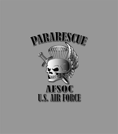 Usaf Pararescue Back Design Digital Art By Hankm Orlag Fine Art America