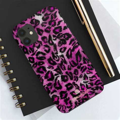 Leopard Print Phone Case, Animal Print Case Mate Tough Phone Cases-Mad ...