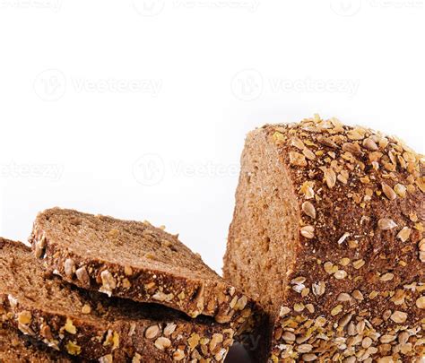 Loaf Of Whole Wheat Bread Isolated On White 45604394 Stock Photo At