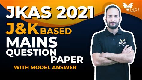 JKAS 2022 MAINS II MODEL ANSWERS II JK BASED MAINS QUESTIONS YouTube