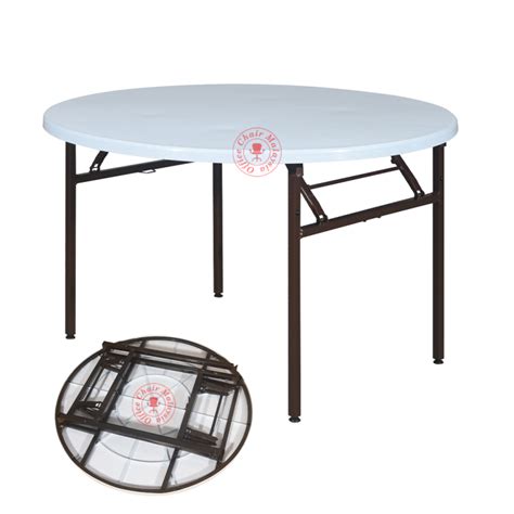 Round Banquet Table Pvc Round Foldable Table Plastic Folding Table