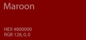 Maroon Color - What Color is Maroon?