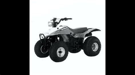 Honda Trx200sx Fourtrax 1986 1988 Service Manual Repair Manual