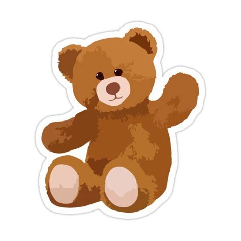 Teddy Bear Sticker Sticker For Sale By Carlarmes Teddy Bear