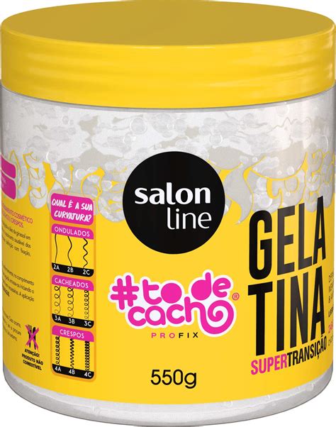 Salon Line Linha Tratamento ToDeCacho Gelatina Transi O Capilar