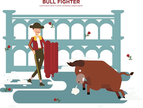 Download Bullfighting Cattle Bullfighter Clip Cartoon Clipartkey