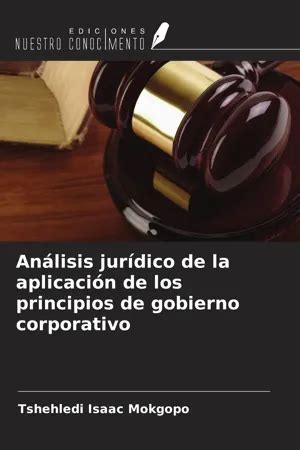 Pdf An Lisis Jur Dico De La Aplicaci N De Los Principios De Gobierno