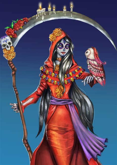 Santa Muerte The Lady Of The Dead Sebastian Ling Artofit