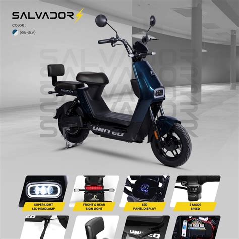 Jual Sepeda Listrik United Salvador Se Electric E Bike Watt