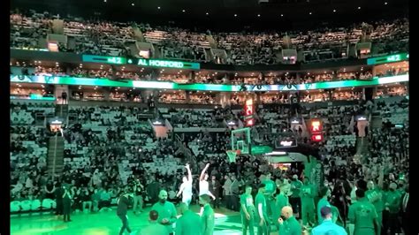 Nba Boston Celtics Intro Near Courtside Seats Vs Denver