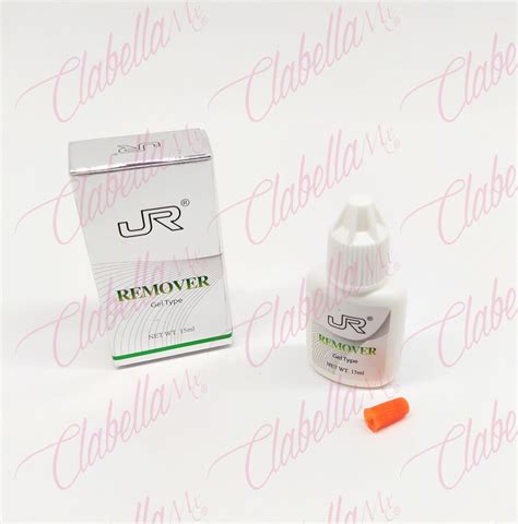 Removedor en gel gotero JR de extensión de pestañas 15ml por pieza