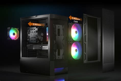 Cougar Airface Rgb Mid Tower Case Cougar