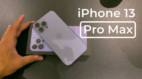 iPhone 13 Pro Max - Unboxing & Review | Iphone, Unboxing, New iphone