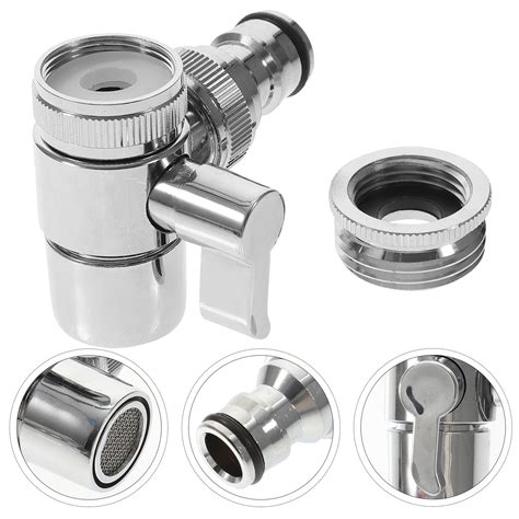 Qiysamall Faucet Adapter Diverter Valve Sink Faucet To Hose Adapter