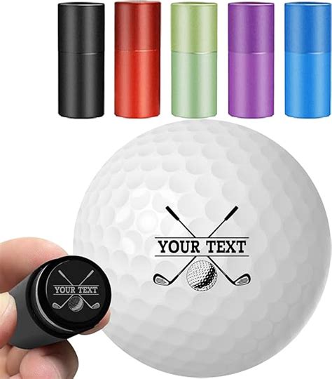 Fcqiankm Custom Golf Ball Stamp Personalized Golf Ball Stamper Self