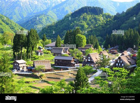 World Heritage Site Gokayama Toyama Japan Stock Photo Alamy