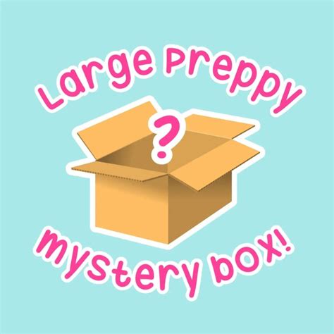 Large Preppy Mystery Box Etsy