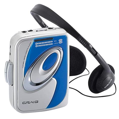 Craig CS2301A Personal Cassette Player With AM FM Stereo Radio And