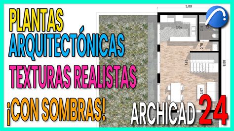 Plantas Arquitect Nicas Texturas Realistas Solo Con Archicad