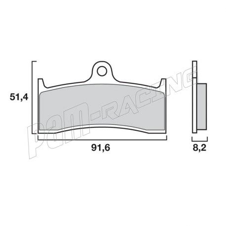 Plaquettes De Frein Avant SR Sinter Racing Route BREMBO BUELL CB1300